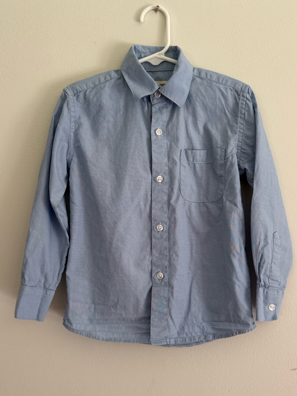 Size 5 Appaman Kids Blue Dress Shirt Button-Up Oxford Shirt Wedding Formal